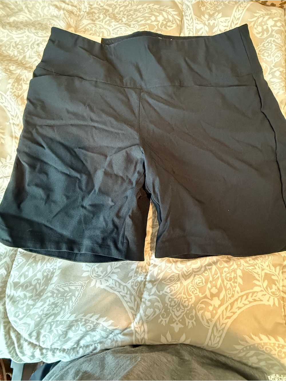 Lady Hagen Black High-Waist Bike Shorts